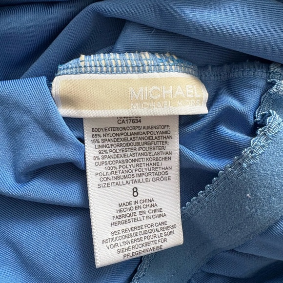 MICHAEL Michael Kors One Shoulder Underwire One Piece Swimsuit - Hardware Solids - Picture 5 of 5